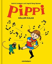 Omslag: Pippi håller kalas