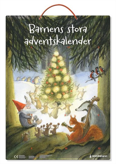 Barnens stora adventskalender (inbunden)