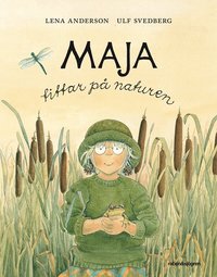 Omslag: Maja tittar på naturen