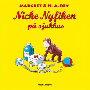 Nicke Nyfiken p sjukhus (ljudbok)