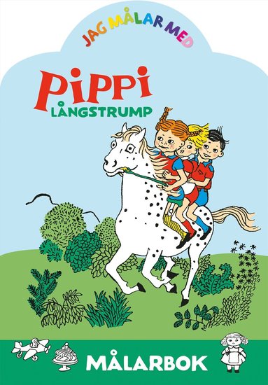 Jag mlar med Pippi Lngstrump : Mlarbok (hftad)