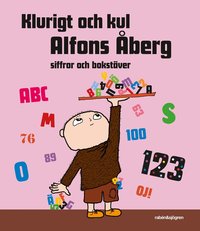 Omslag: Klurigt och kul Alfons Åberg. Siffror och bokstäver