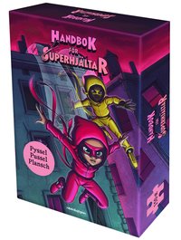 Handbok för superhjältar box : pysselbok, plansch och pussel 150 bitar (pyssel)