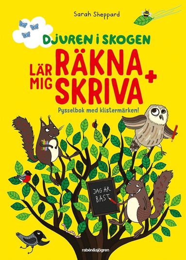 Djuren i skogen lr mig rkna + skriva (inbunden)
