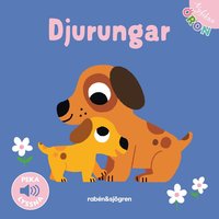 Omslag: Djurungar. Peka - lyssna