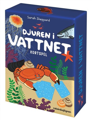 Djuren i vattnet kortspel (kartonnage)