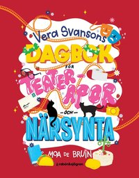 Omslag: Vera Svansons dagbok för teaterapor och närsynta
