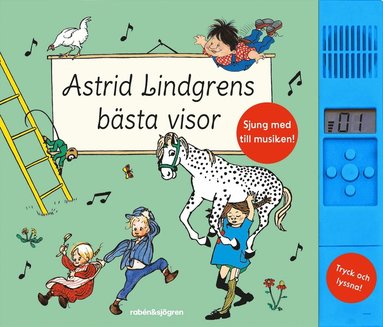 Astrid Lindgrens bsta visor (med ljudmodul) (inbunden)