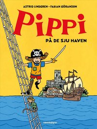 Omslag för Pippi på de sju haven