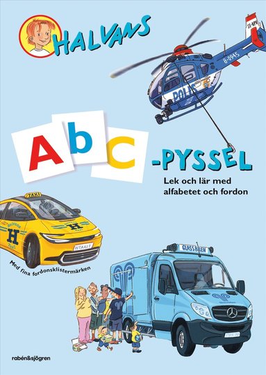 Halvans ABC-pyssel : med klisterm�rken (h�ftad)