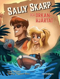 Omslag: Sally Skarp och Orkanhjärtat