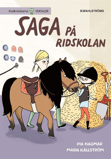 Saga på ridskolan (inbunden)