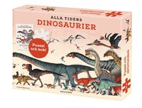 Alla tiders dinosaurier: aktivitetsbok och pussel 150 bitar (pussel)