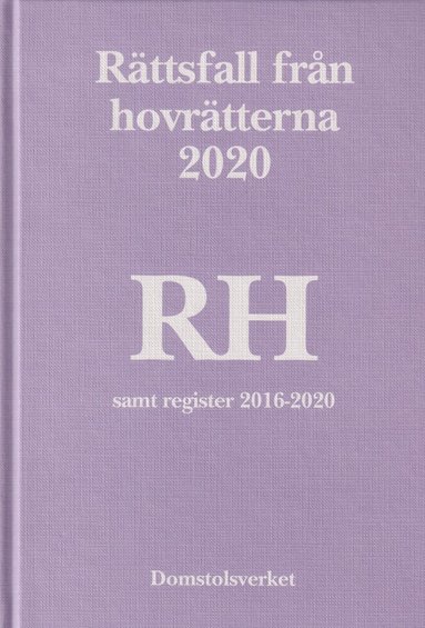 Rttsfall frn hovrtterna. rsbok 2020 (RH) (hftad)
