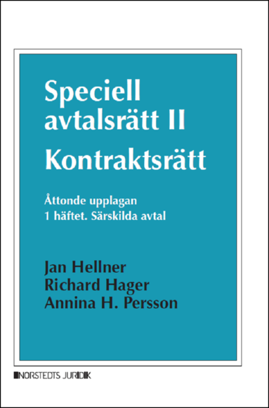 Speciell avtalsrtt II : kontraktsrtt, Frsta hftet - Srskilda avtal (hftad)