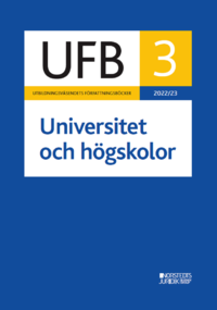 UFB 3 Universitet och högskolor 2022/23 (häftad)
