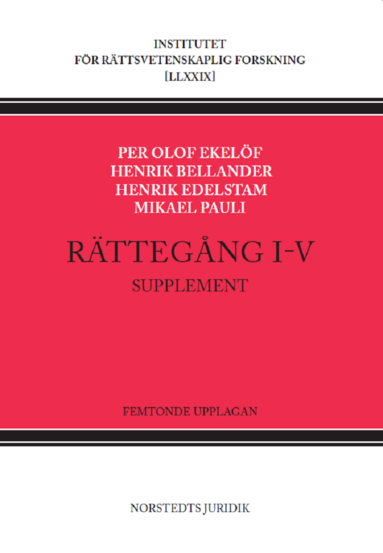 Rttegng I-V. Supplement (hftad)