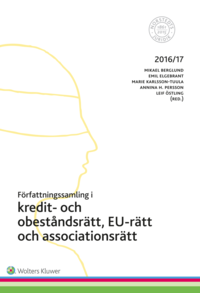 Frfattningssamling i kredit- och obestndsrtt, EU-rtt och associationsrtt : 2016/17 (hftad)