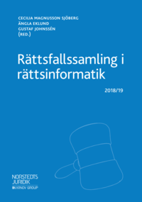 Rttsfallssamling i rttsinformatik : 2018/19 (hftad)