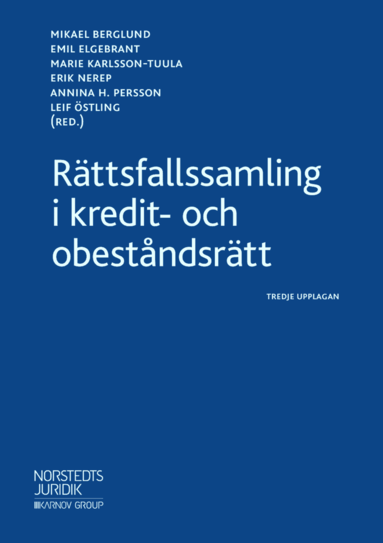 Rättsfallssamling i kredit- och obeståndsrätt (häftad)