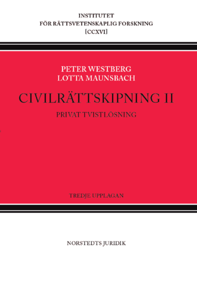 Civilrttskipning II. Privat tvistlsning (hftad)