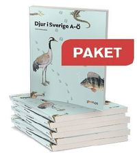 Djur i Sverige A- Paket 10 ex (inbunden)