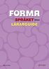FORMA Spr�ket Ettan L�rarguide