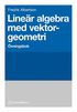 Lineär algebra med vektorgeometri - Övningsbok