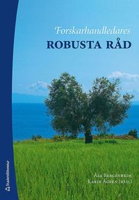 Book cover for "Forskarhandledares robusta råd", linked to a library web page.