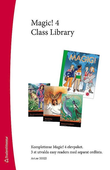 Magic! 4 Class Library - Easy Readers (3 st) med ordlista (hftad)