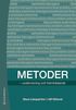 Metoder : undervisning och framtrdande
