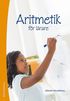 Aritmetik för lärare : tal och de fyra räknesätten