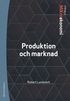 Produktion och marknad : utdrag ur Lundmarks Mikroekonomi