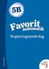 Favorit matematik 5B Kopieringsunderlag