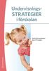Undervisningsstrategier i förskolan