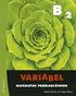Variabel B2 - Digitalt + Tryckt - Matematisk problemlösning