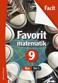 Heinonen Bas Favorit matematik 9 Facit (häftad)