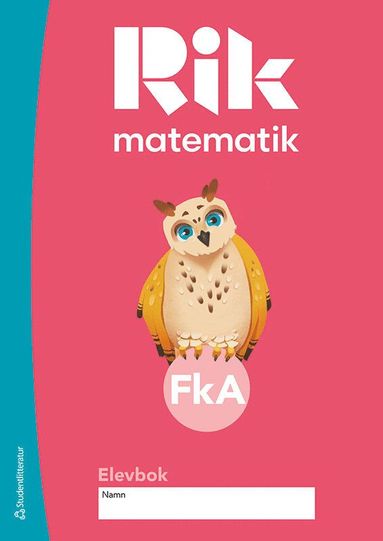 Rik matematik Fk A Elevbok (kartonnage)