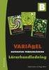 Variabel B Lrarpaket - Tryckt bok + Digital lrarlicens 36 mn - Matematisk problemlsning