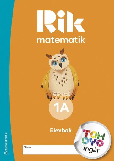 Rik Matematik 1A Elevpaket - Tryckt Bok + Digital Elevlicens 12 Mån ...