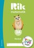 Rik matematik 3A Elevpaket - Tryckt bok + Digital elevlicens 12 mn