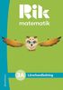 Rik matematik 3A Lrarpaket - Tryckt bok + Digital lrarlicens 36 mn