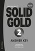 Solid Gold 2 Answer Key