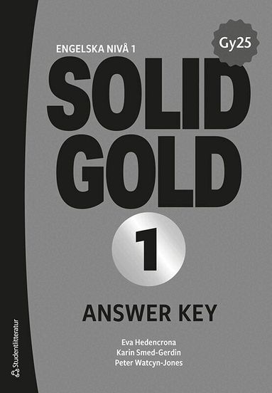 Solid Gold 1 Answer Key (h�ftad)