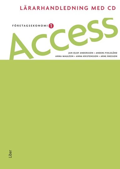 Access 1, Lrarhandledning med CD (inbunden)