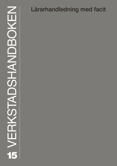 Verkstadshandboken lrarhandledning (hftad)