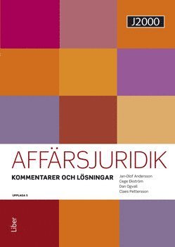 J2000 Affrsjuridik, Kommentarer och lsningar (hftad)