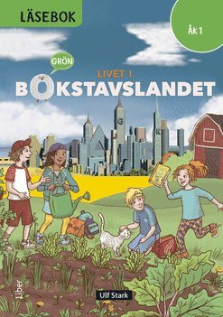 Livet i Bokstavslandet Lsebok k 1 niv grn (kartonnage)