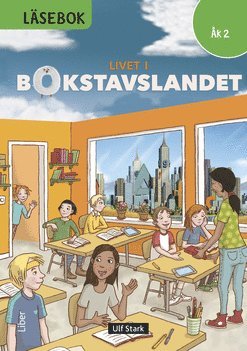 Livet i Bokstavslandet Lsebok k 2 niv grn (kartonnage)