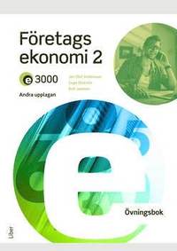 E3000 Företagsekonomi 2 Övningsbok (häftad)